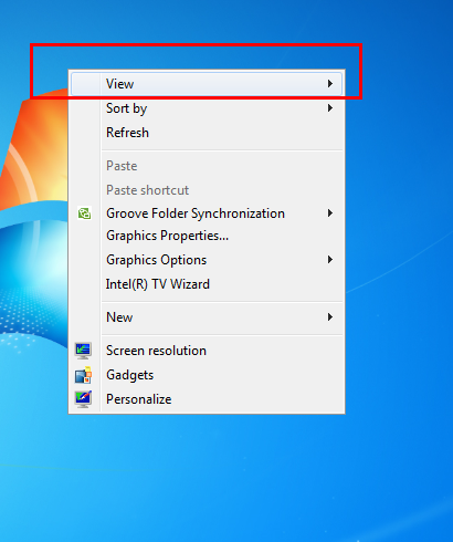 How to Show Desktop Icons Windows 7