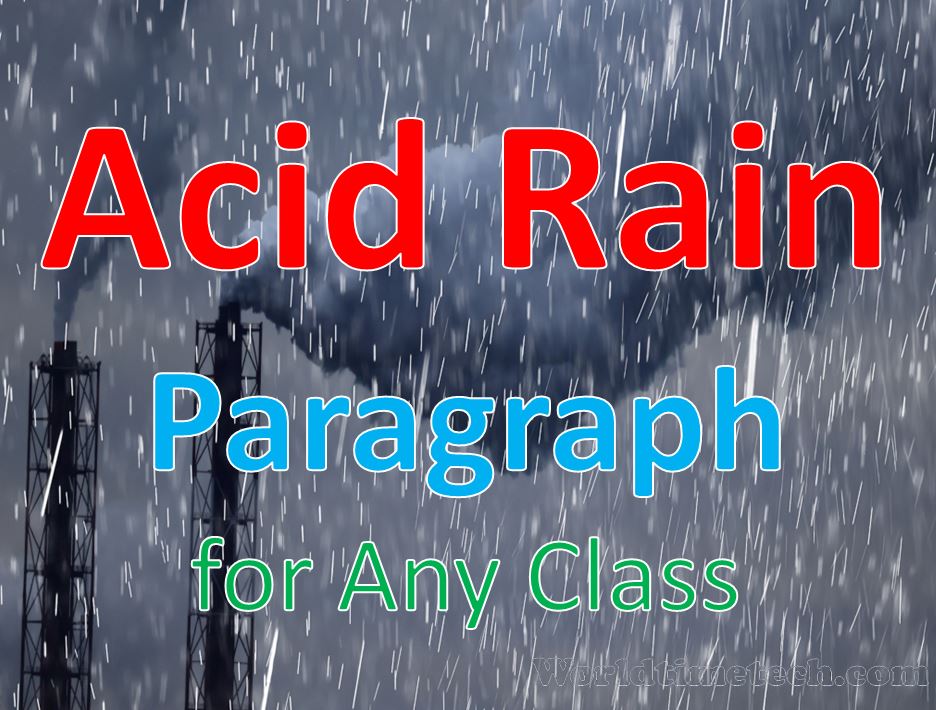 Acid Rain Paragraph for Any Class