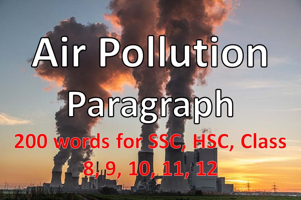 Air Pollution Paragraph for Class 8-12