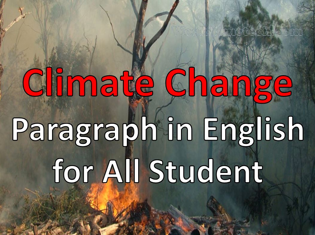 Climate Change Paragraph in English for All Student