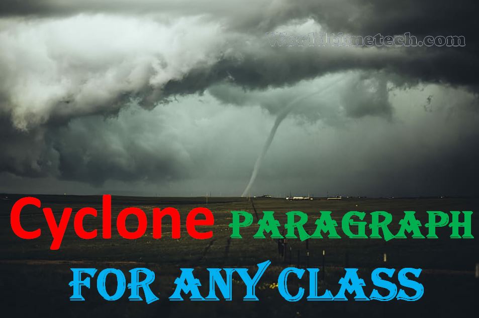 Cyclone Paragraph in English