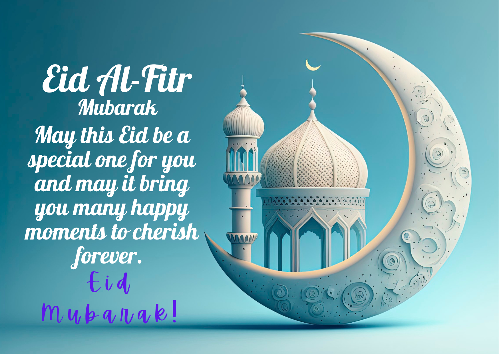Happy Eid-ul-Fitr New Eid Mubarak Wishes Messages Quotes Facebook Whatsapp status text
