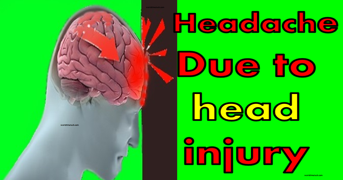 Headache due to head injury