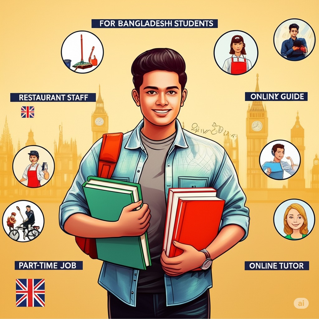 UK Part-Time Job Hourly Rate for Students in Bangladesh