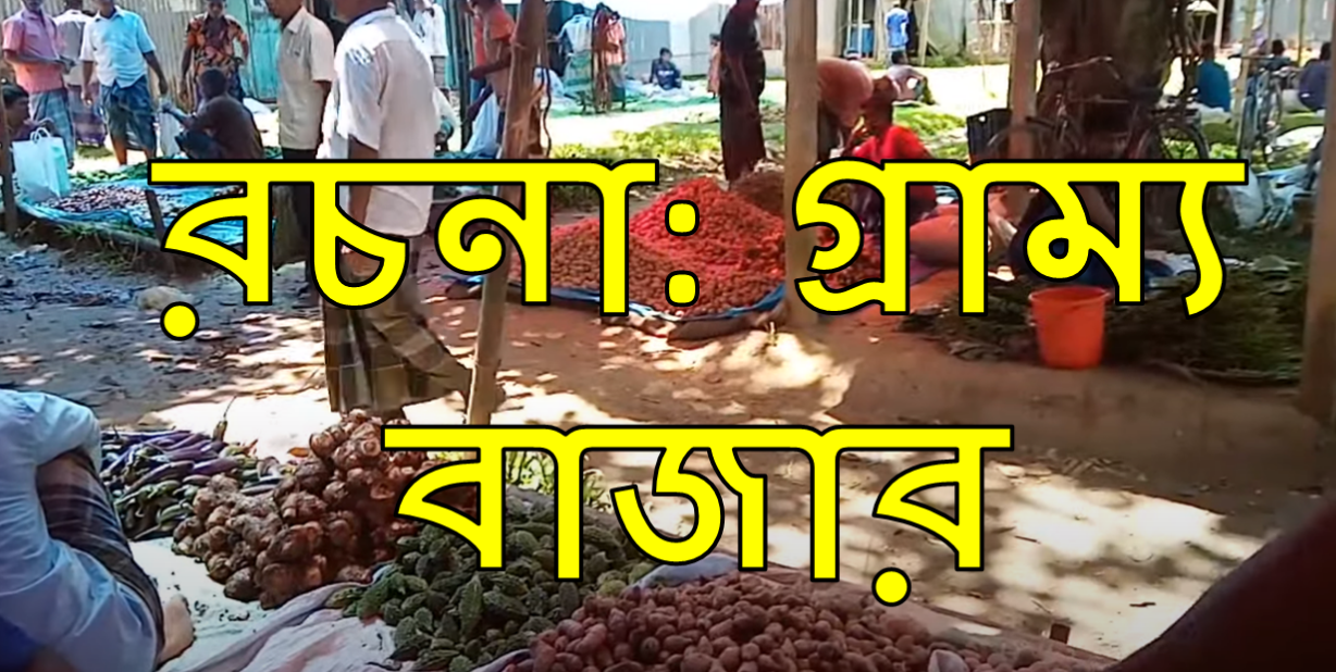 গ্রাম্য বাজার রচনা Grammo Bazar Rochona