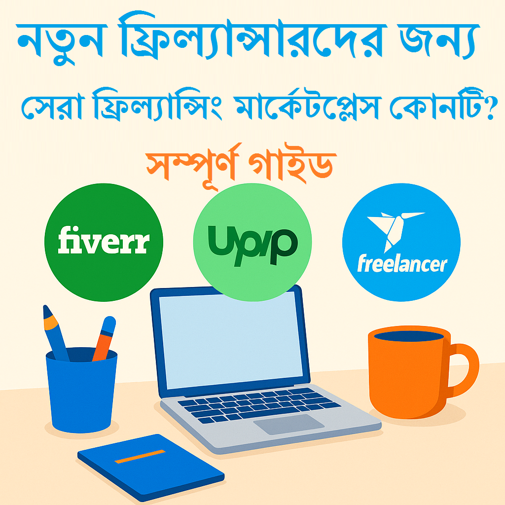 নতুন ফ্রিল্যান্সারদের জন্য সেরা ফ্রিল্যান্সিং মার্কেটপ্লেস কোনটি? | সম্পূর্ণ গাইড