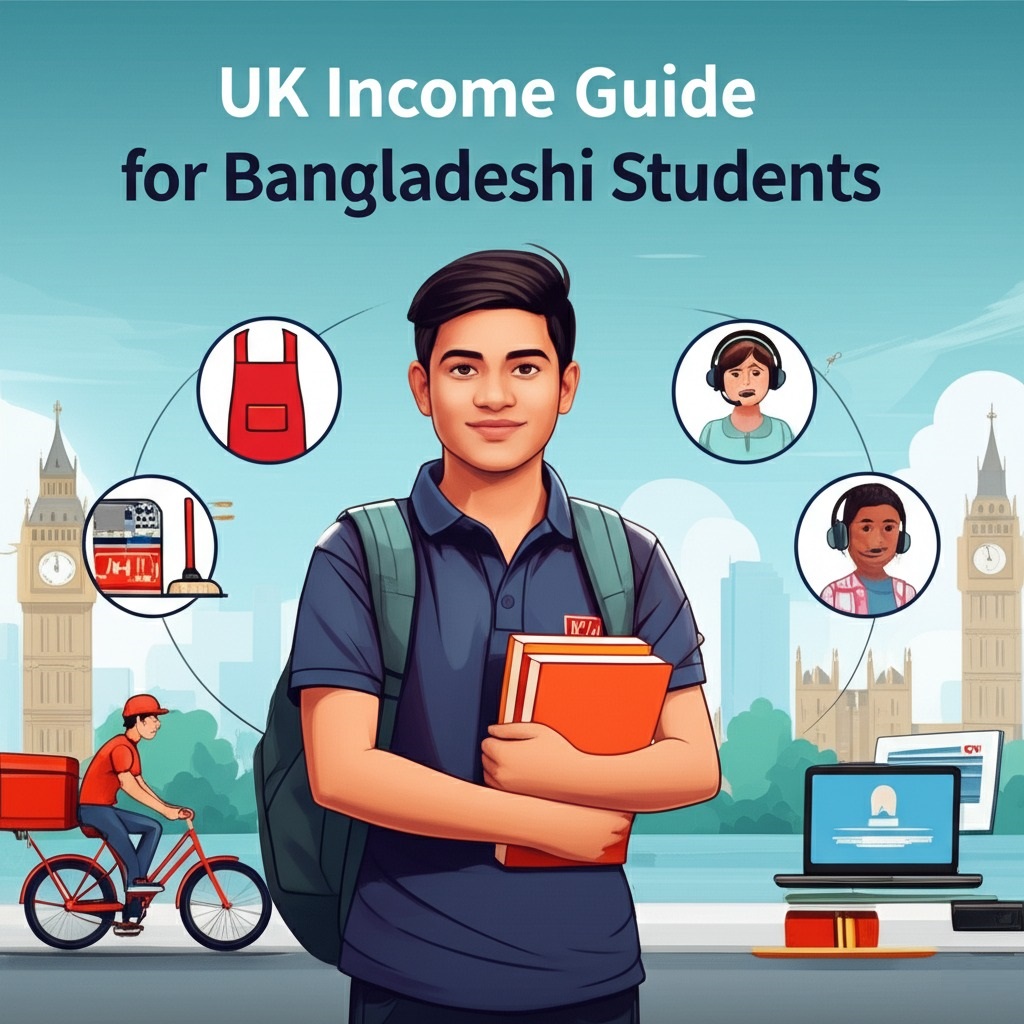 UK Income Guide for Bangladeshi Students | Part-Time Job & Salary Info